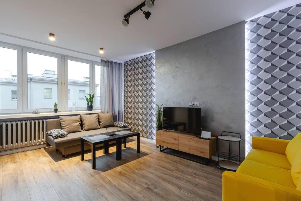 Nowoczesny Apartament W Sercu Mokotowa Varsovia Exterior foto